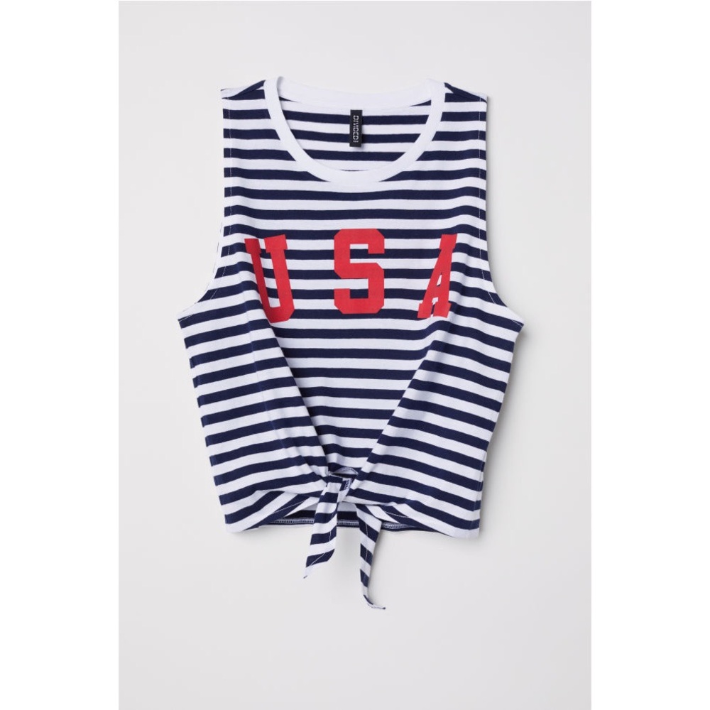 H&M USA Striped Tank